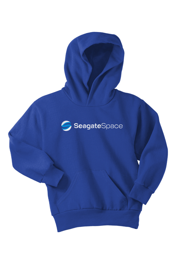 Seagate Space: YOUTH Classic Fleece Pullover Hooded Sweatshirt (Embroidered)