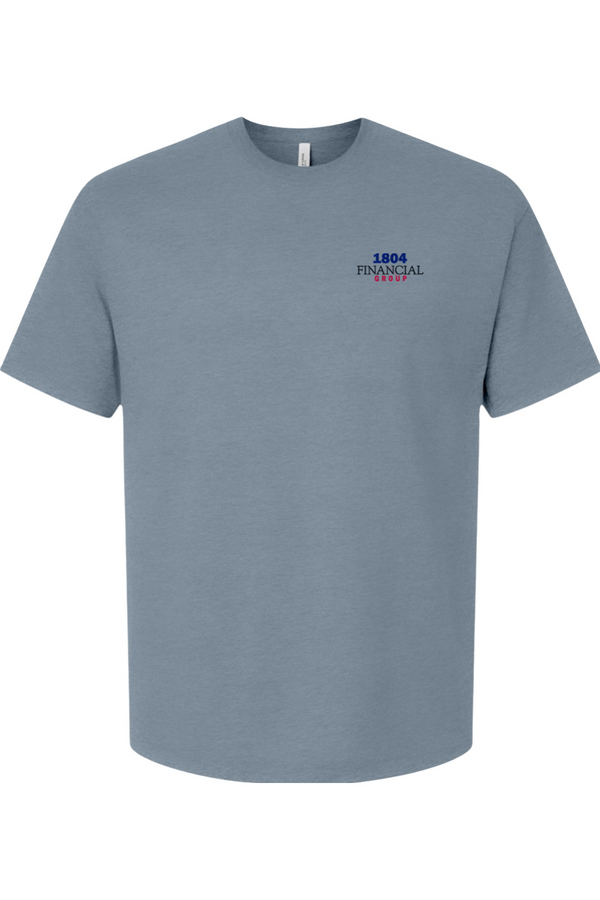 1804: ADULT 6 oz. Heavyweight Ringspun Tee (Embroidered)