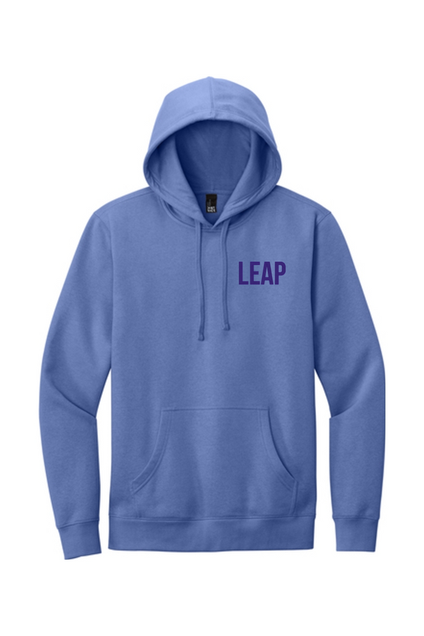 Leap: ADULT Tone-on-Tone SoftSpun Fleece Hoodie (Embroidered)