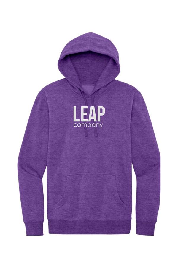 Leap: ADULT SoftSpun Fleece Hoodie (Front Embroidery)