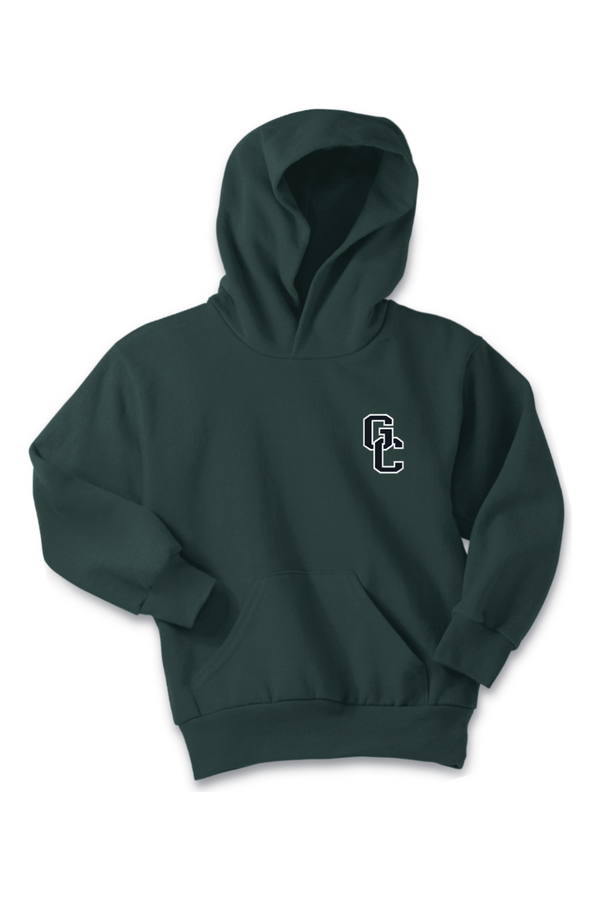 Glen Cove: YOUTH Fleece Pullover Hooded Sweatshirt (Embroidered)