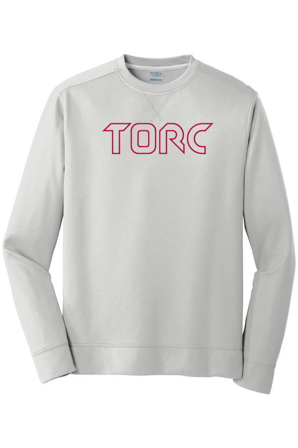 Torc: ADULT Performance Fleece Crewneck Sweatshirt (FullFront Embroidery)