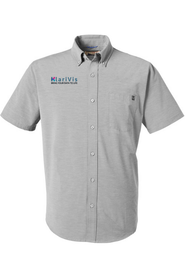 KlariVis: ADULT HUK Short Sleeve UPF 30 Dress Shirt