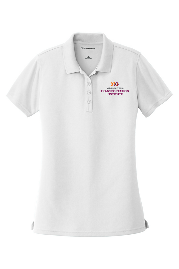 VTTI Chevron with VT Sleeve Logo: LADIES UV Micro-Mesh Performance Polo (Embroidered)