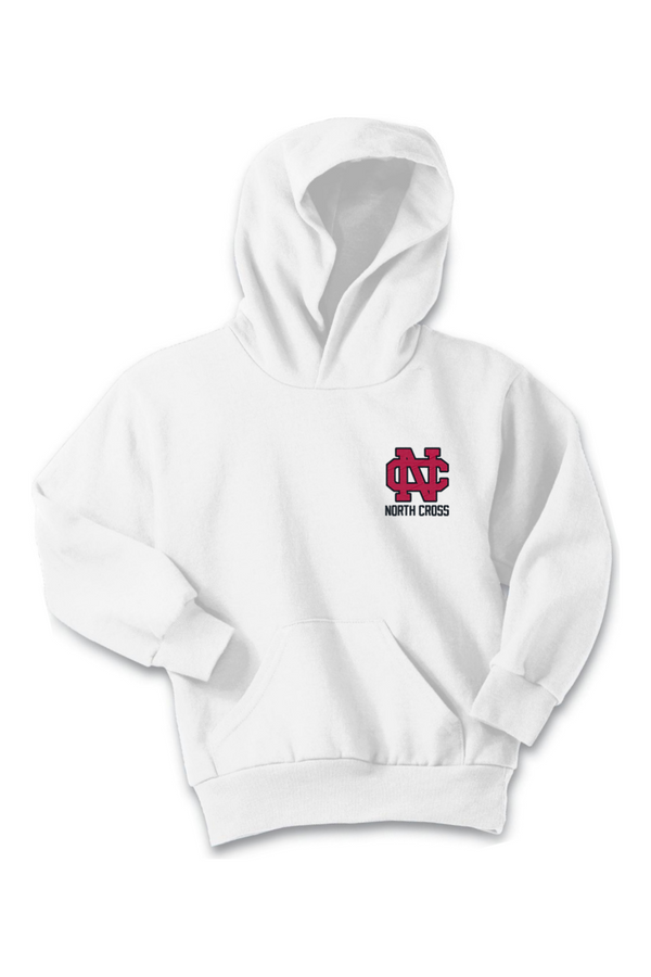 North Cross: YOUTH Fleece Pullover Hooded Sweatshirt