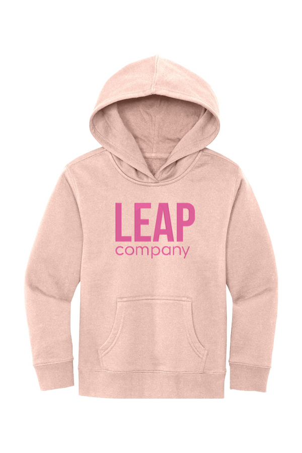 Leap: YOUTH SoftSpun Fleece Hoodie (FullFront Embroidery)