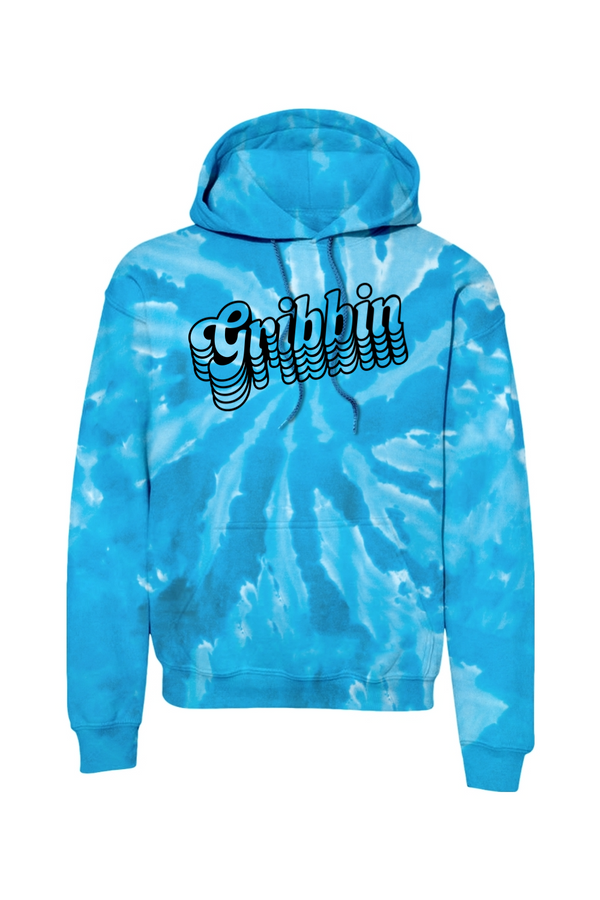 Gribbin: ADULT Tie-Dye Pullover Hooded Sweatshirt (Printed)
