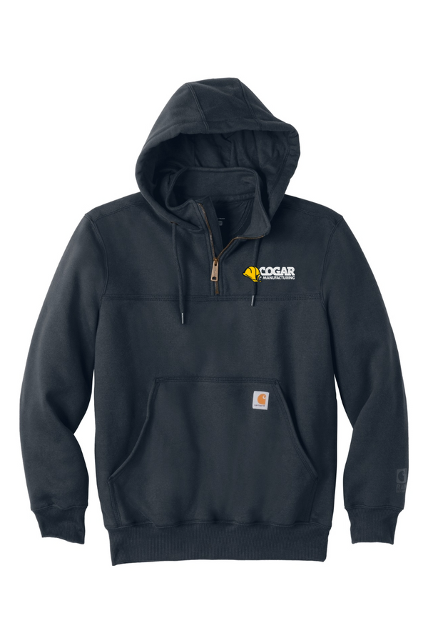 Cogar: Carhartt Rain Defender Paxton Heavyweight Hooded Zip Mock Sweatshirt (Embroidered)