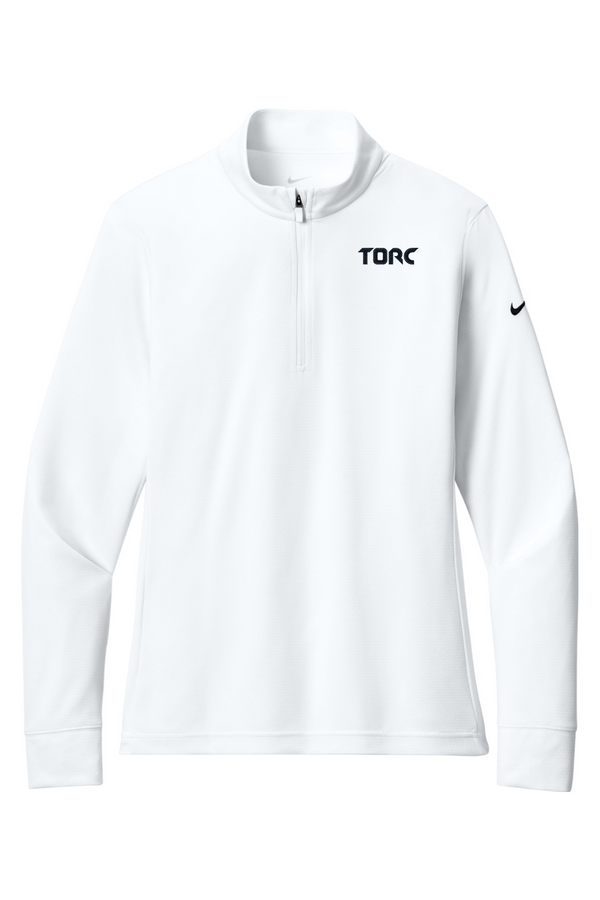 Torc: Nike LADIES Essential 1/2-Zip Cover-Up (Embroidered)