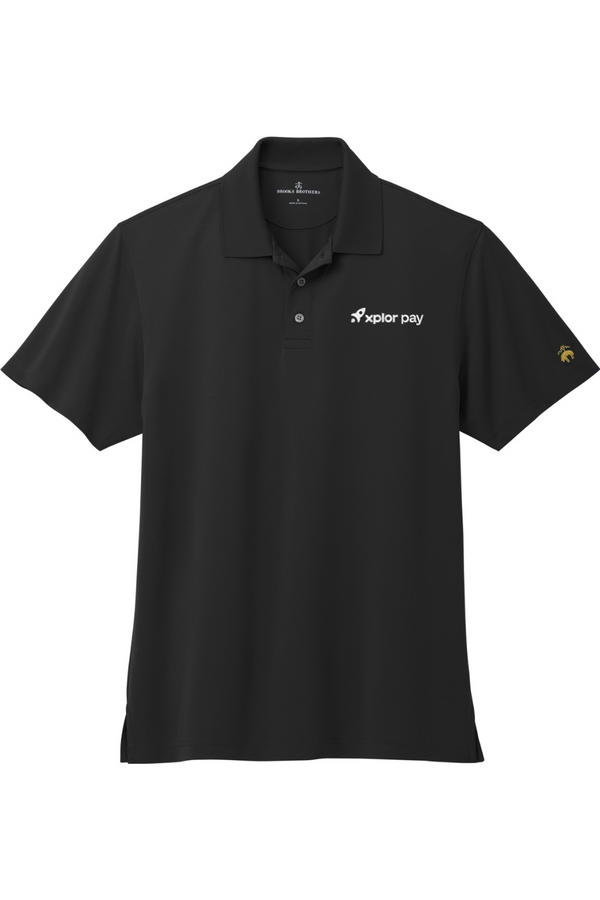Xplor Pay: Brooks Brothers ADULT Mesh Pique Performance Polo (Embroidered)