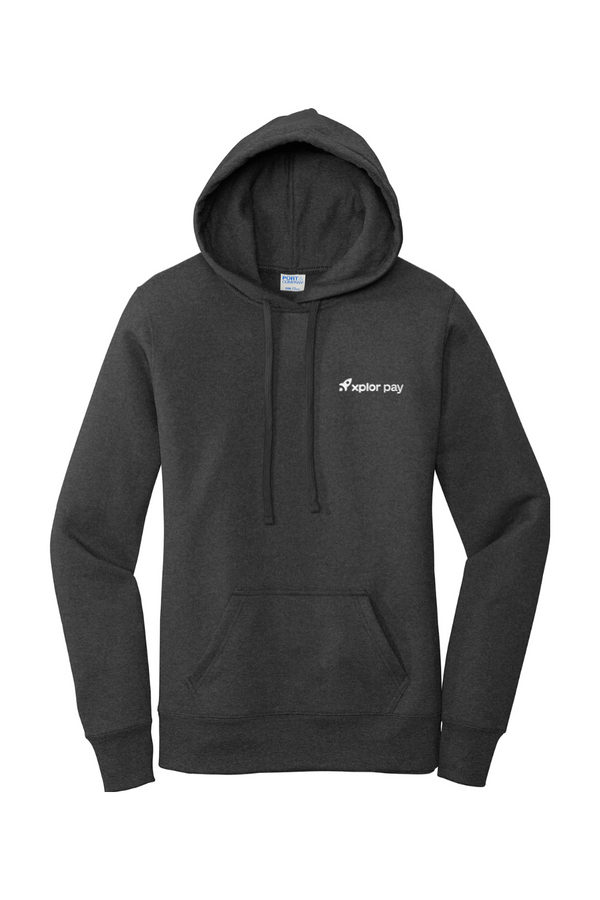 Xplor Pay: LADIES Classic Fleece Pullover Hooded Sweatshirt (Embroidered)
