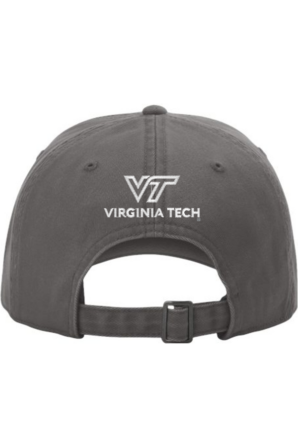 VTTI Chevron with VT Back Logo: Richardson Peach Twill Dad Hat (Embroidered)