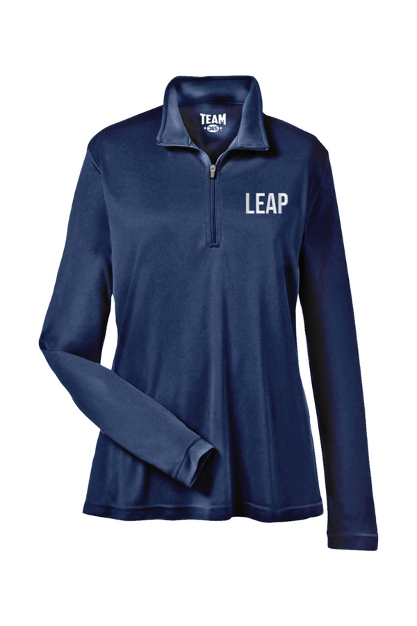 Leap: LADIES Lightweight Performance Quarter-Zip (Embroidered)