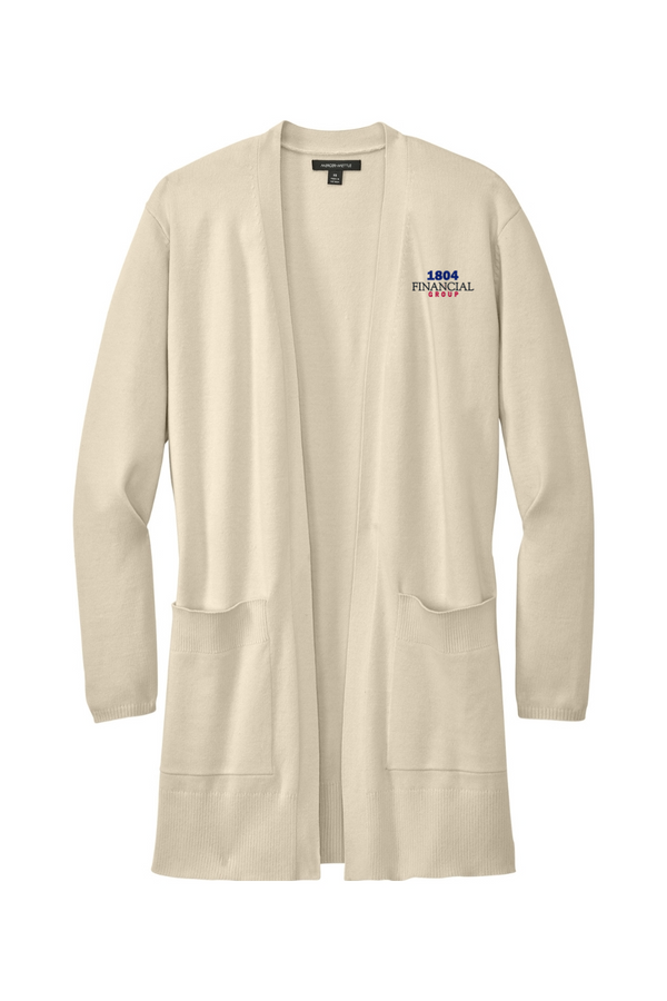 1804: LADIES Open Front Cardigan Sweater