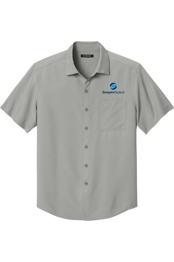 Seagate Space: ADULT Short Sleeve UV Dockside Shirt (Embroidered)