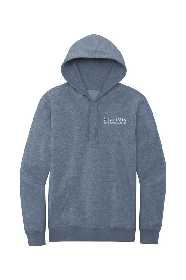 KlariVis: ADULT Ringspun Heather Fleece Hoodie (Embroidered)