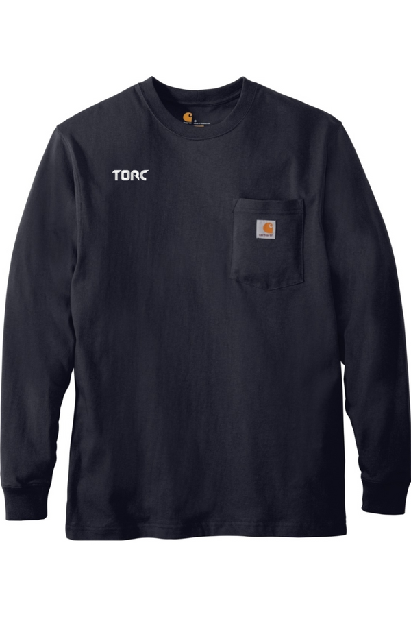 Torc: Carhartt ADULT Workwear Pocket Long Sleeve T-Shirt (Embroidered)