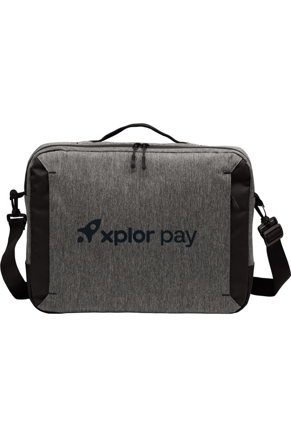 Xplor Pay: Compact Heather Briefcase (Embroidered)