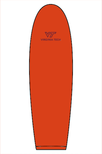 VTTI Chevron with VT Sleeve Logo: ADULT Classic Hooded Sweatshirt (Embroidered)