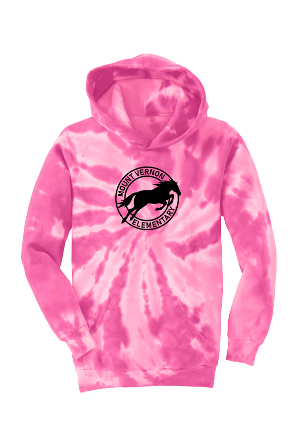 MVES: YOUTH Tie-Dye Pullover Hooded Sweatshirt (Printed)