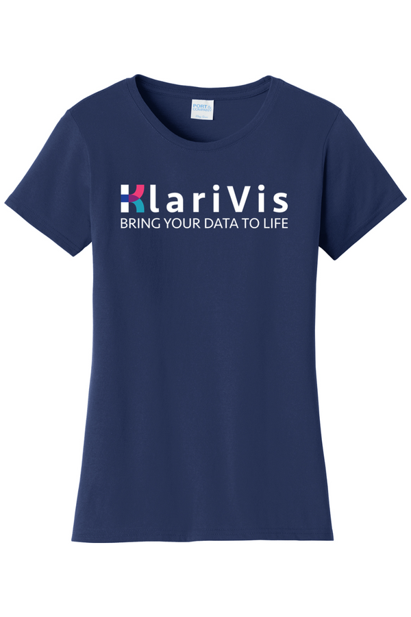 KlariVis: LADIES Ringspun Tee (Printed)