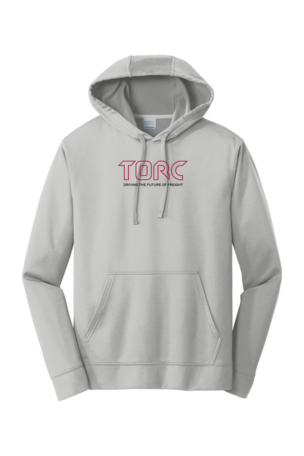 Torc "Driving the Future of Freight": ADULT Performance Fleece Pullover Hooded Sweatshirt (Embroidered)