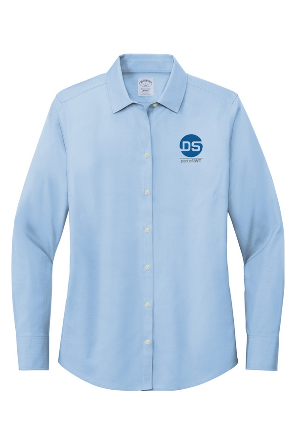 DS/IWT: LADIES Brooks Brothers Wrinkle-Free Stretch Pinpoint Shirt (Embroidered)