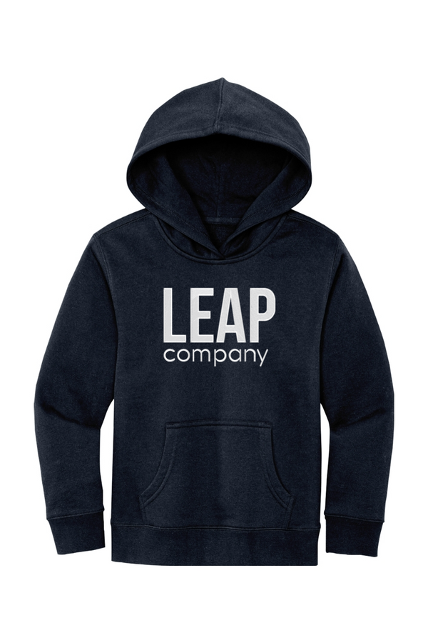 Leap: YOUTH SoftSpun Fleece Hoodie (FullFront Embroidery)