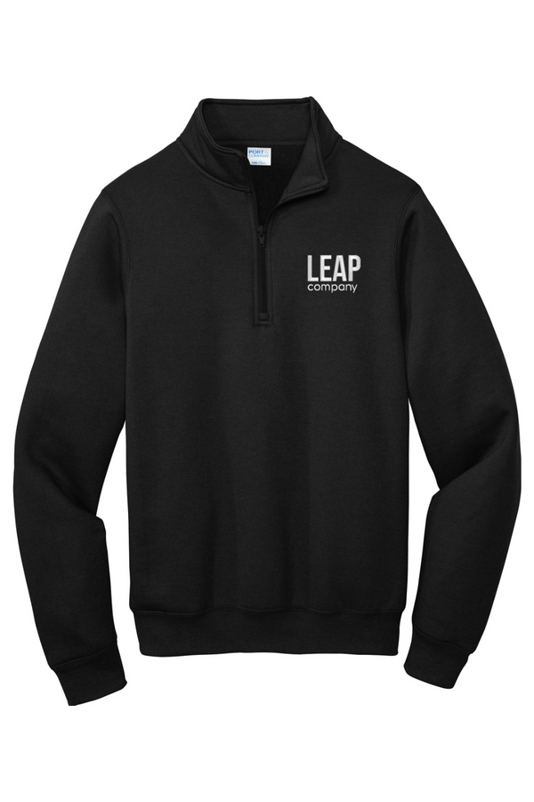 Leap: ADULT Classic Fleece 1/4-Zip Pullover Sweatshirt (Embroidered)