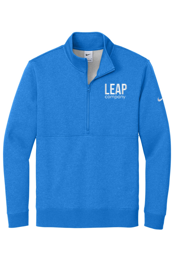 Leap: Nike ADULT Fleece 1/2-Zip (Embroidered)