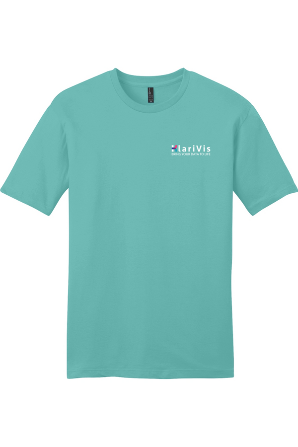 KlariVis: ADULT SoftSpun Tee (with Sleeve Logo)