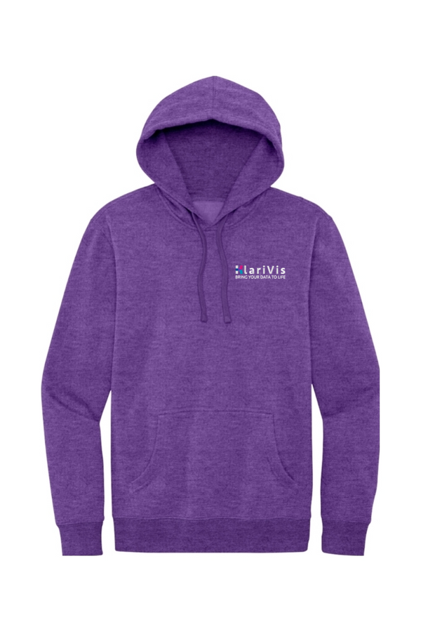 KlariVis: ADULT Ringspun Heather Fleece Hoodie (Embroidered)
