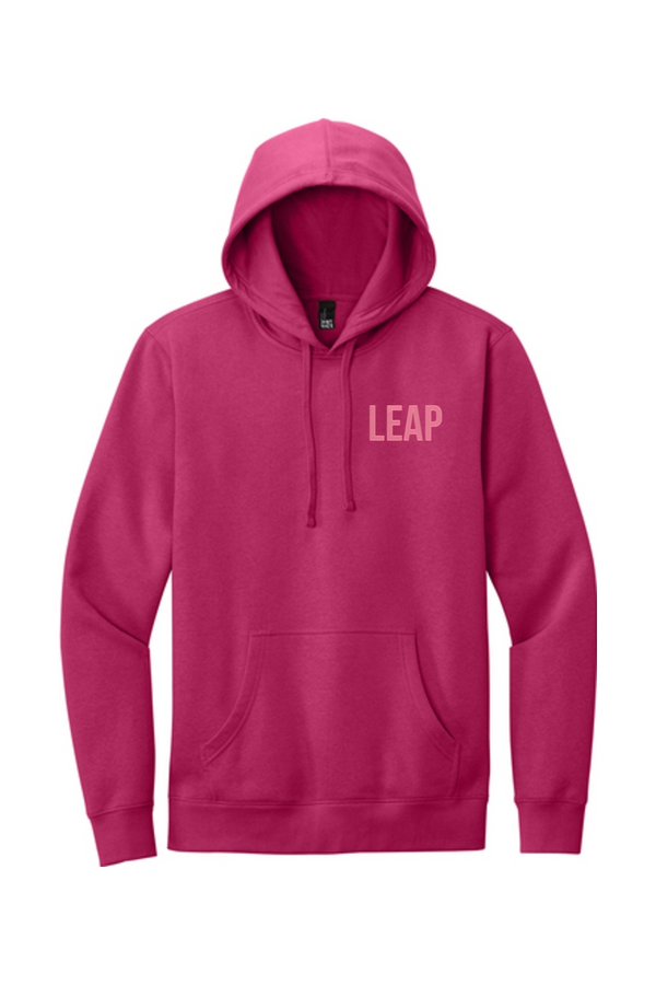Leap: ADULT Tone-on-Tone SoftSpun Fleece Hoodie (Embroidered)