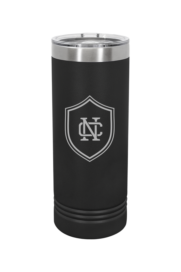 North Cross: 22 oz. Skinny Tumbler with Slider Lid