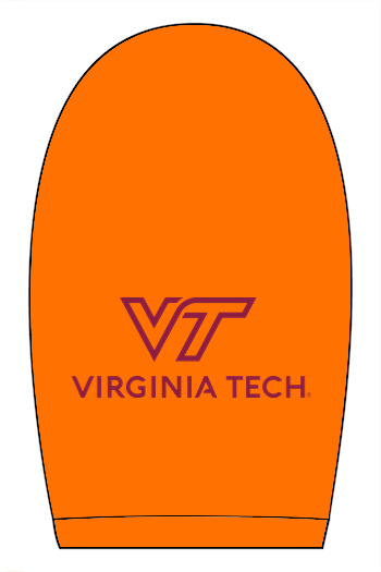 VTTI Chevron with VT Sleeve Logo: ADULT Ringspun Jersey Tee (Printed)
