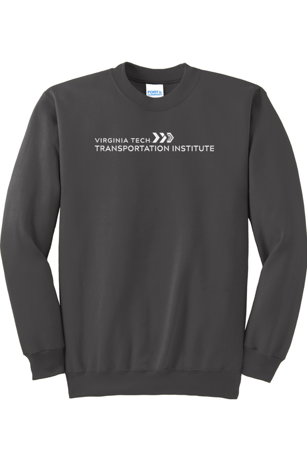 VTTI Chevron with VT Sleeve Logo: ADULT Heavy Blend Fleece Sweatshirt (FullFront Embroidery)