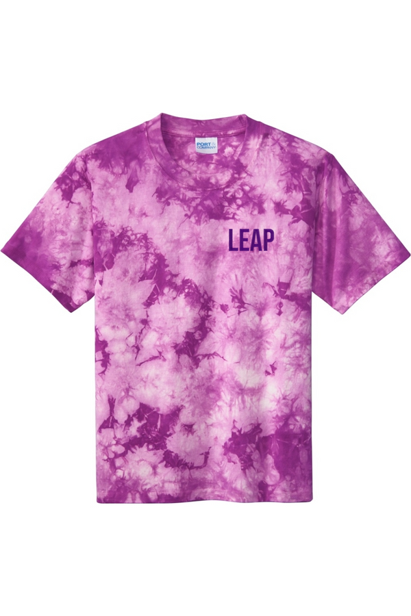Leap: YOUTH Crystal Tie-Dye Tee (Embroidered)