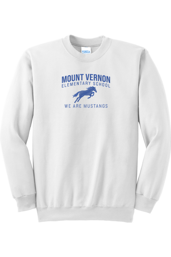 MVES: ADULT Crewneck Sweatshirt (8" Wide Embroidery)