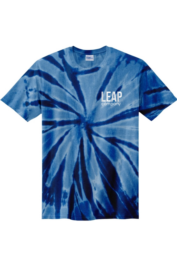 Leap: YOUTH Tie-Dye Tee (Embroidered)