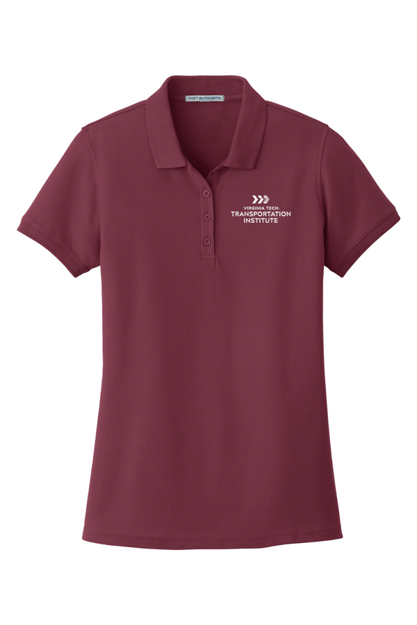 VTTI Chevron with VT Sleeve Logo: LADIES Classic Pique Polo (Embroidered)