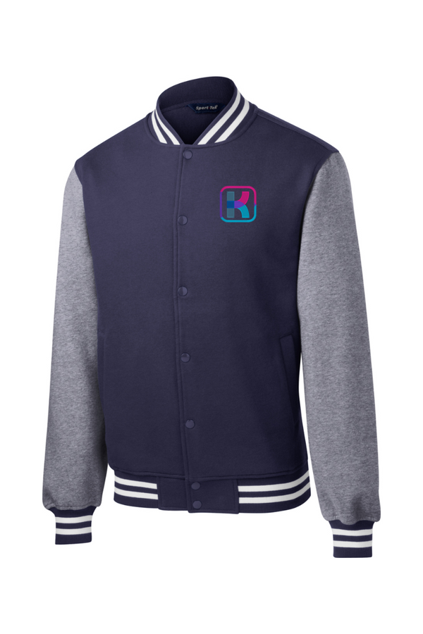 KlariVis: ADULT Fleece Letterman Jacket (Embroidered)