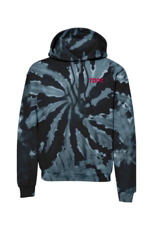 Torc: ADULT Tie-Dye Pullover Hooded Sweatshirt (Embroidered)