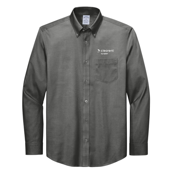 Clearent: Brooks Brothers Wrinkle-Free Stretch Pinpoint Shirt