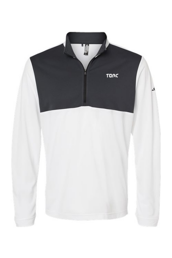 Torc: Adidas Two Toned Lightweight Quarter-Zip Pullover