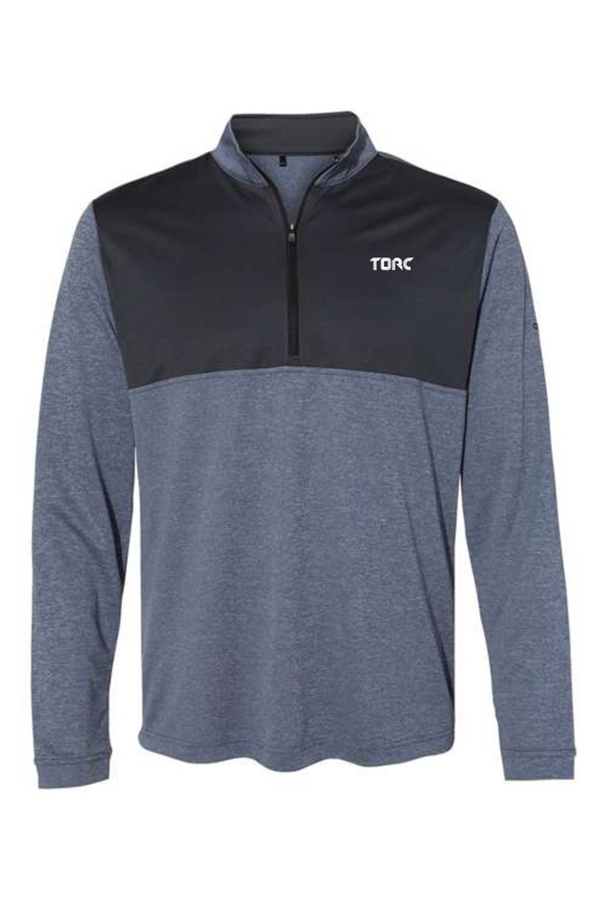 Torc: Adidas Two Toned Lightweight Quarter-Zip Pullover
