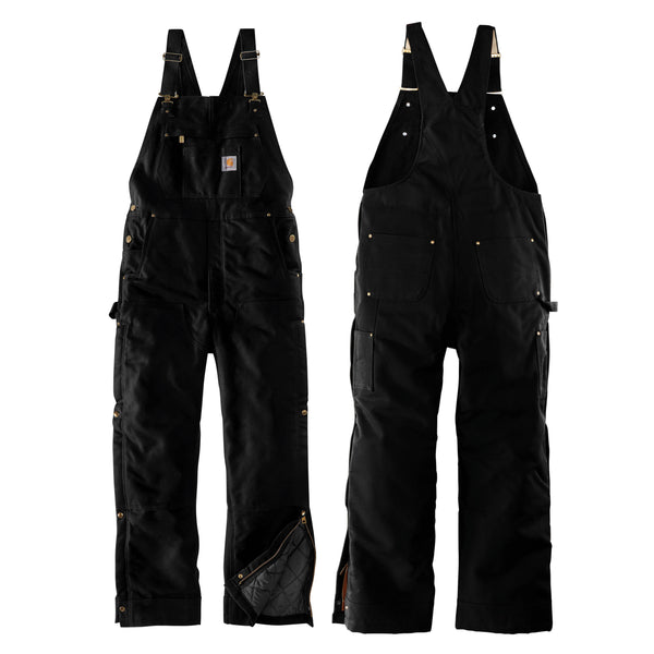 Carhartt: Firm Duck Insulated Bib Overalls with 31" In-Seam