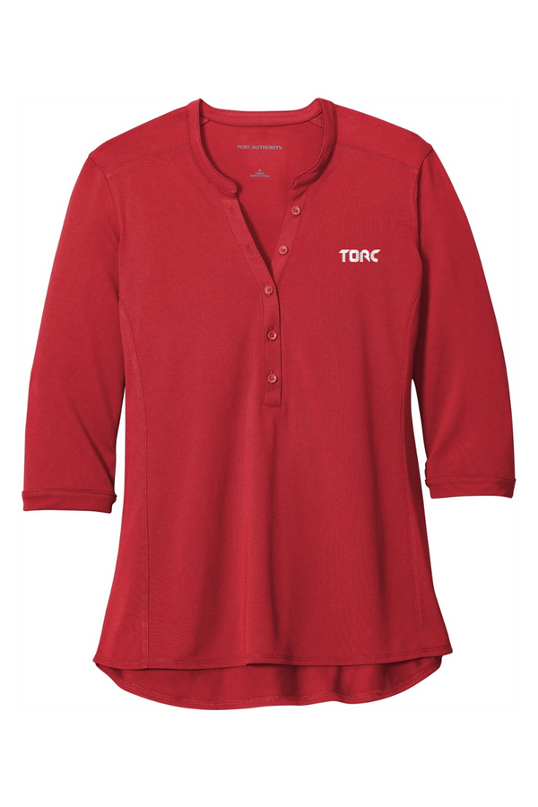 Torc: LADIES Pique Performance Henley