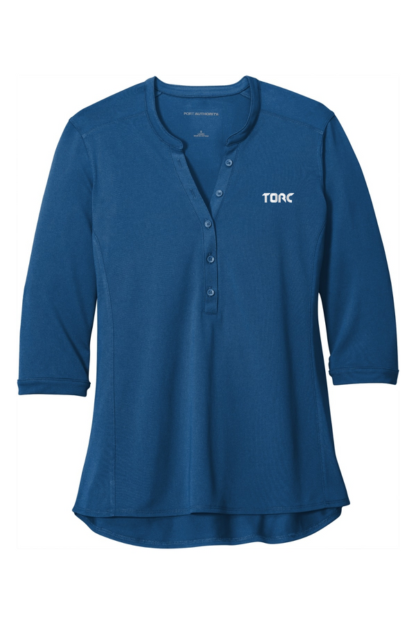 Torc: LADIES Pique Performance Henley