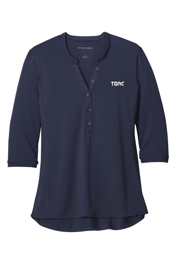 Torc: LADIES Pique Performance Henley