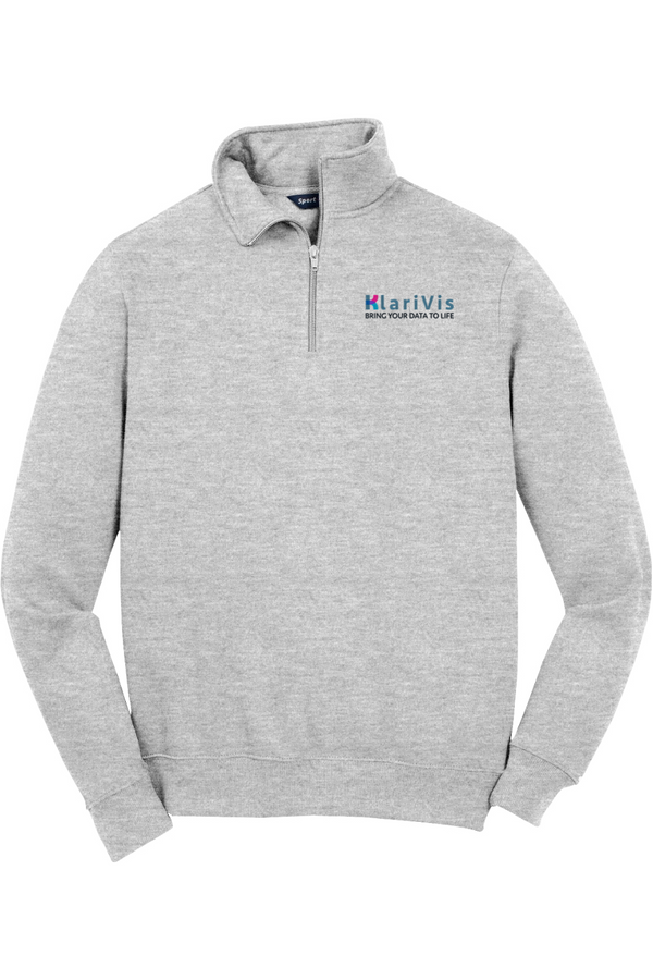 KlariVis: ADULT Ringspun 1/4-Zip Sweatshirt